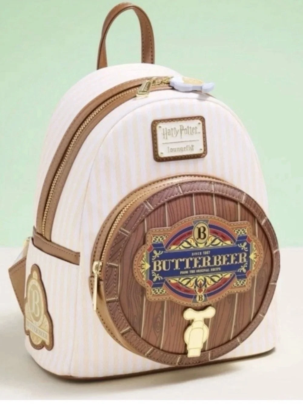 NEW w Tags Loungefly HARRY POTTER - Keg of Butterbeer Scented Barrel Backpack